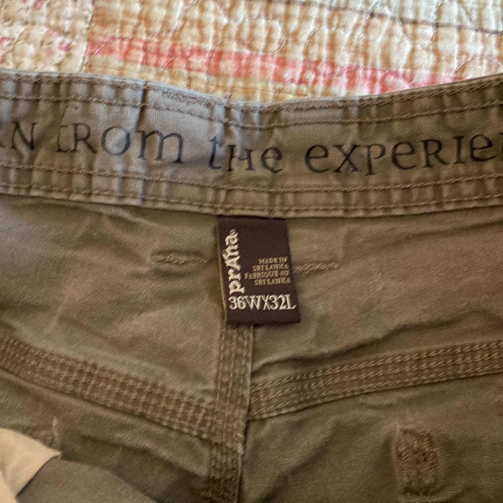 Prana khaki jean 36x32 tough material good shape- working man